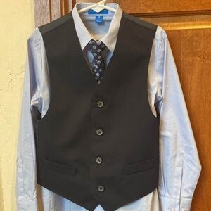 Boys navy 4 piece suit